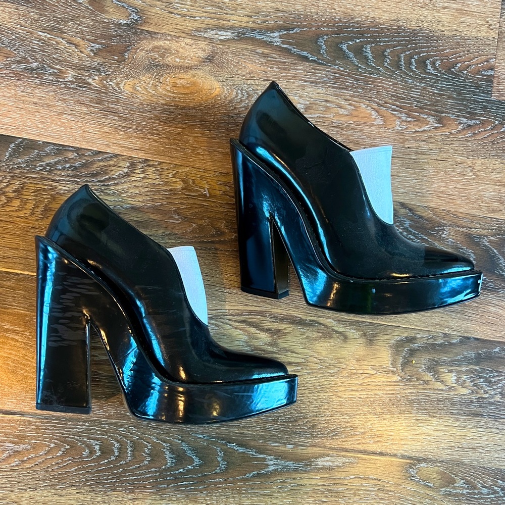 Alexander Wang Black Patent Heels